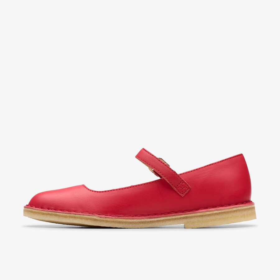 desert jane - rood leer
